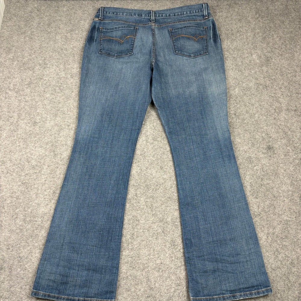 Y2K Cruel Girl Jeans Womens 13 Slim Blue Bootcut Denim Flare Preppy Skate Grunge - Picture 5 of 10